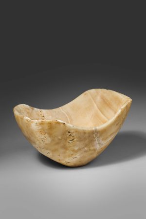 BACTRIA, LARGE ALABASTER BOWL