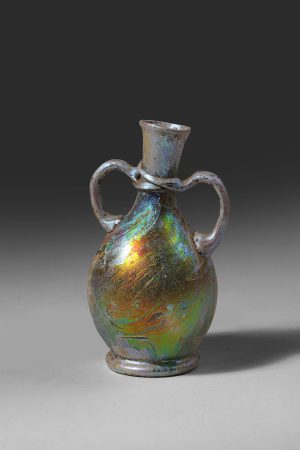 SMALL GLASS AMPHORA
