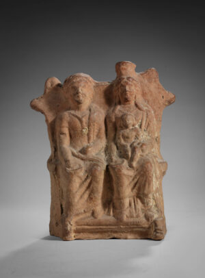 terracotta altar of family group