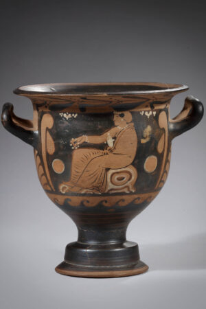 apulia, small red figure bell krater