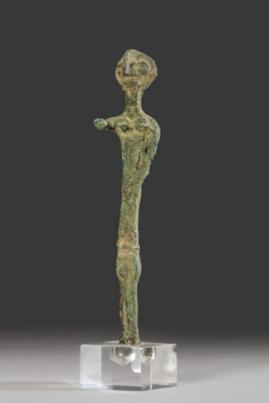 CANAANITE BRONZE FLAT FEMALE IDOL