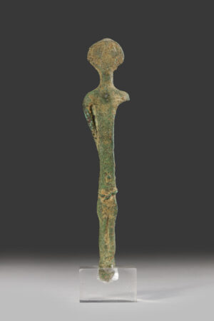 CANAANITE BRONZE FLAT FEMALE IDOL