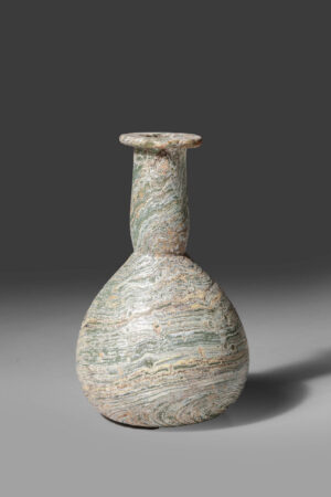 BLUISH GREEN MARBLED UNGUENTARIUM