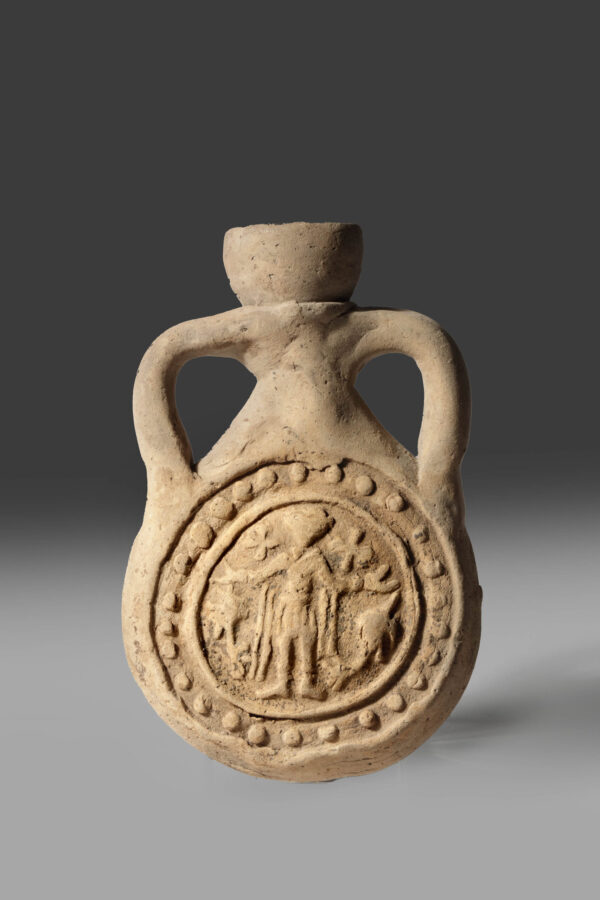 TERRACOTTA ST. MENAS FLASK