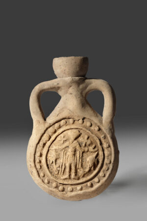 TERRACOTTA ST. MENAS FLASK