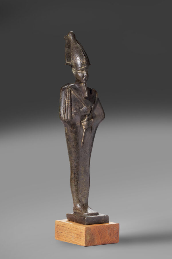 LARGE BRONZE FIGURE OF OSIRIS