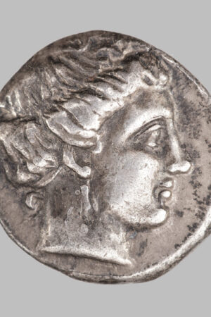 caria, knidos , AR Drachm