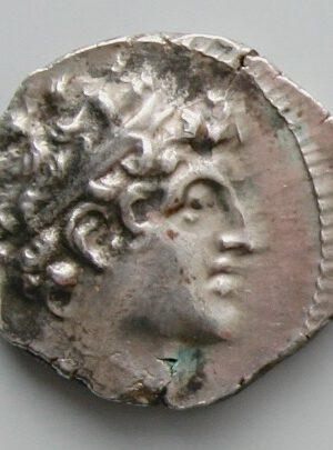 ALEXANDER I BALAS, AR DRACHM, 150-145 BC, ANTIOCH MINT, 149-146 BC