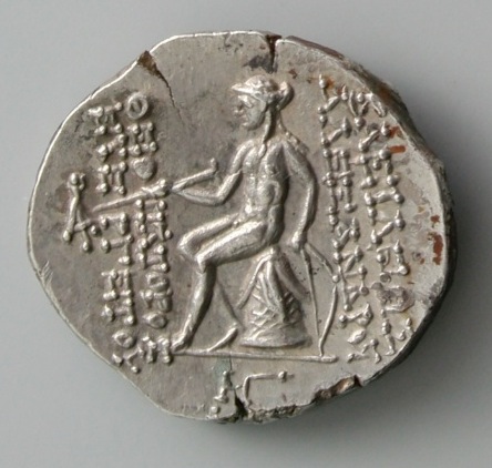ALEXANDER I BALAS, AR DRACHM, 150-145 BC, ANTIOCH MINT, 149-146 BC rev