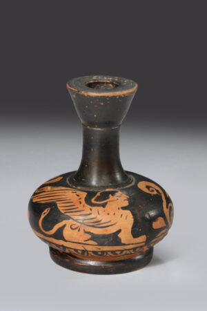 APULIAN RED FIGURE MINI LEKYTHOS