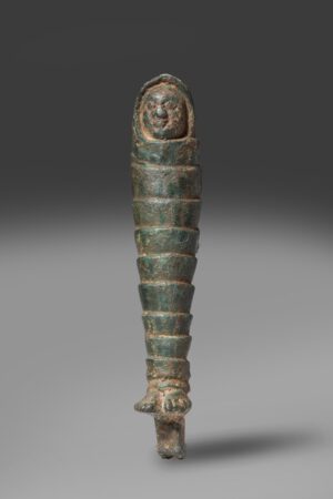 etruscan bronze votive infant