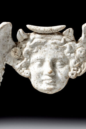 APULIA, TERRACOTTA MEDUSA APPLIQUE