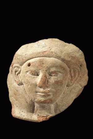 EGYPT, SMALL TERRACOTTA HEAD FRAGMENT