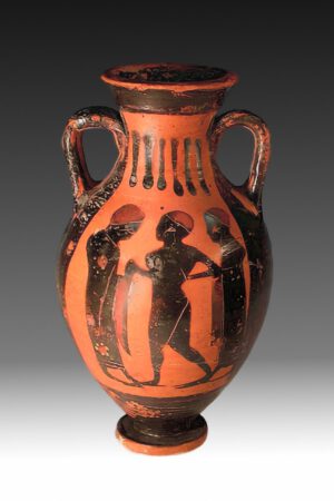 GREECE, ATTIC BLACK FIGURE AMPHORISKOS