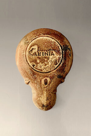 ROMAN TERRACOTTA OILLAMP WITH GLADIATORS