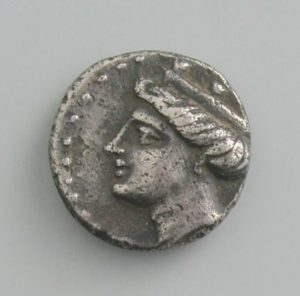 PAPHLAGONIA, SINOPE, AR HEMIDRACHM, 306-290 BC