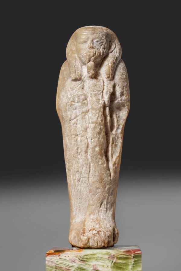 LARGE ALABASTER USHABTI