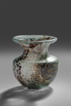 roman blue-green jar