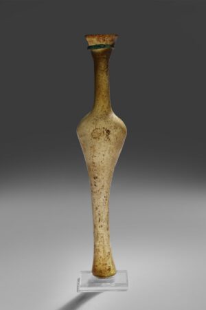 roman large Fusiform glass unguentarium