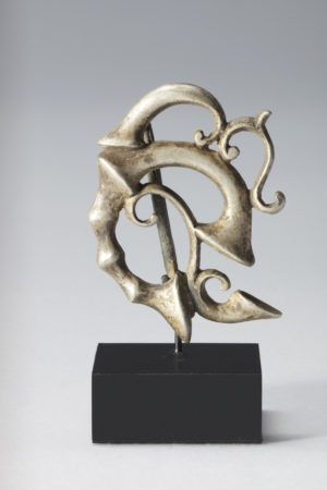 Romano-Celtic silver trumpet fibula