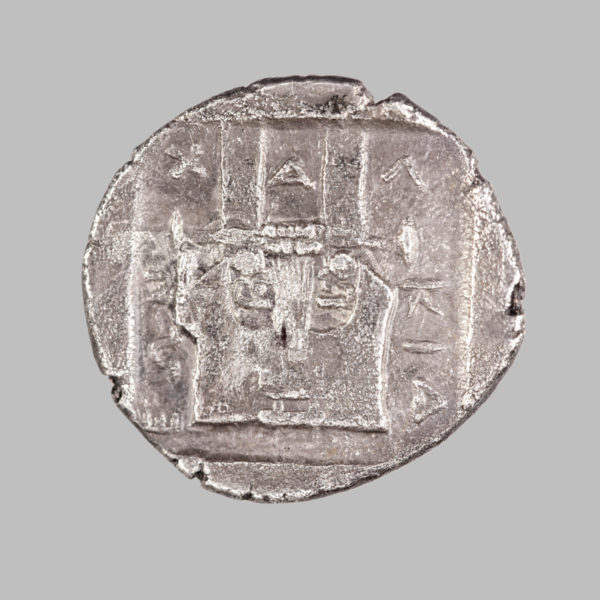 CHALKIDIAN LEAGUE, AR TETROBOL, 379-348 BC
