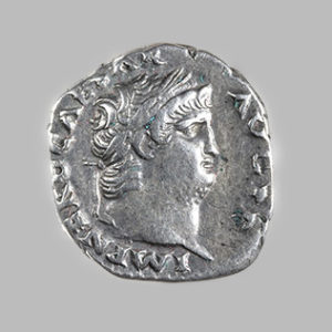 NERO, 54-68 AD. DENARIUS, ROME, 66-67 AD