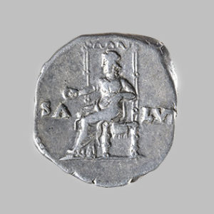 NERO, 54-68 AD. DENARIUS, ROME, 66-67 AD REV