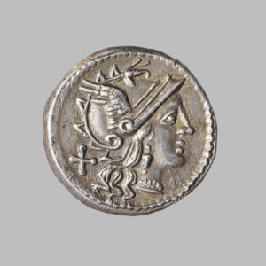 C. MAIANVS, DENARIUS, ROME 153 BC