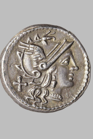 C. MAIANVS, DENARIUS, ROME 153 BC