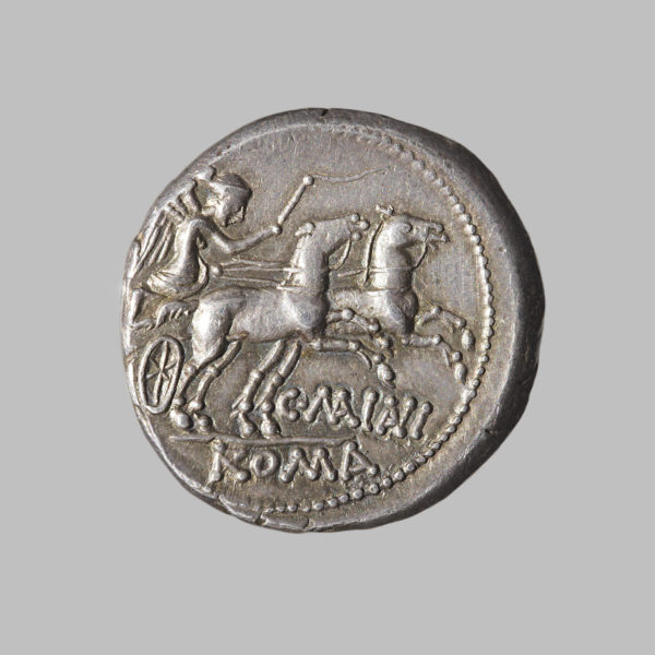 C. MAIANVS, DENARIUS, ROME 153 BC rev