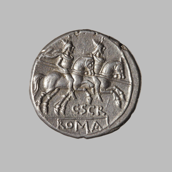 C scribonia denarius Rome rev