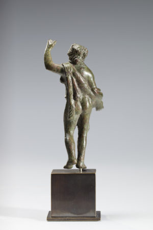 roman bronze figure of hercules|