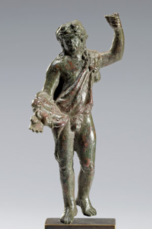 roman bronze figure of hercules