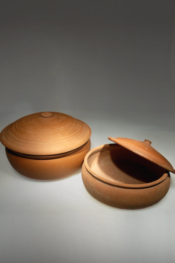 NORTH AFRICA TERRA CHIARA SET OF COOKING POTS