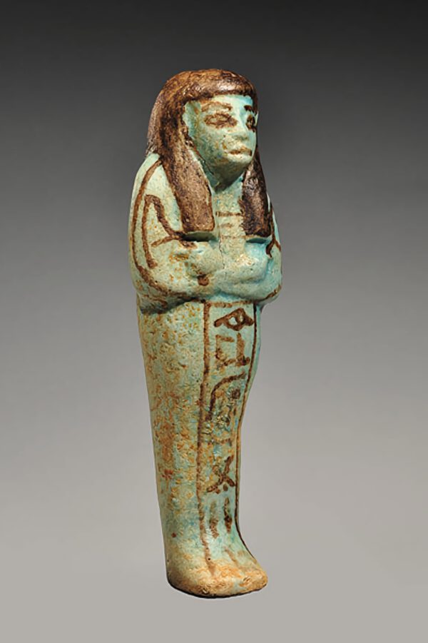 BLUE GREEN FAIENCE USHABTI OF (DI-)PAY